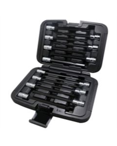 VIMHXLM100 image(0) - VIM Tools 14-Piece Extra Long Metric Hex and Ball Hex Driver Set