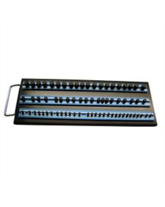 VIMMRTRAY14B image(0) - VIM Tools Magrail TL Socket Tray, with 3-1/4 in. Blue Magrails