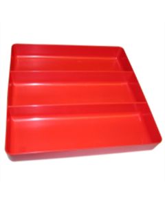 VIMV511 image(0) - 3-Compartment Plastic Tray Organizer, 10.5 in. x 10.5 in.