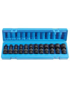 GRE1212USD image(0) - 3/8" Dr. 12 Pc. Semi Deep SAE Universal Set