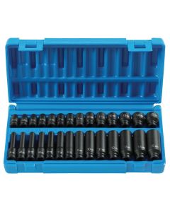 GRE9728M image(0) - 1/4"Dr 28pc Std & Deep Metric Master Set