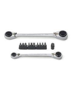 KDT85200 image(0) - 13PC SAE QUADBOX DBL BOX RATCHETING WRENCH SET