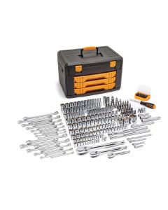 KDT80966 image(0) - 243PC 6 POINT 1/4" 3/8" 1/2" DR TOOL SET