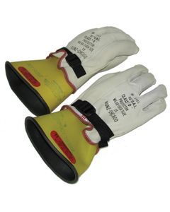OTC3991-10 image(0) - Hybrid Electric Leather Safety Gloves - Small