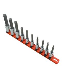 MRTBC10K image(0) - SKT SET 3/8&1/2 HEX BIT 10PC