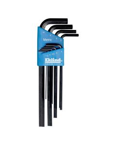 EKL10609 image(0) - HEX KEY SET 9 PC METRIC LONG 1.5-10MM