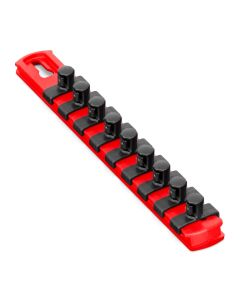 ERN8411 image(0) - 8” Socket Organizer and 9 Socket Clips - Red - 3/8”