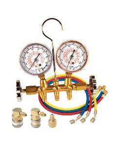 FJC6692 image(0) - R12/R134 Brass Manifold Set