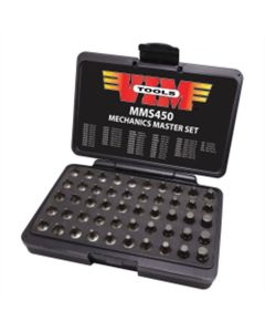 VIMMMS450 image(0) - VIM Tools 50-Piece Mechanic's Master Set, 1/4 in. Square Drive