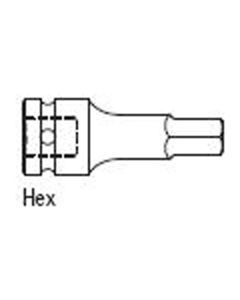 SUN264915 image(0) - 1/2" DR. 13MM HEX DRIVE IMPACT SOCKET