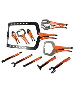 ANGGRALUMSET image(0) - Grip-On 11PC Locking Pliers for Alum body work