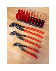 KNP9K-00-80-139-US image(0) - 3-Piece Alligator Pliers Set with FREE 10-Piece Tool Holder