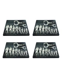 KTI58730-4PK image(0) - 4-Pack of 10pc Locking Pliers Set