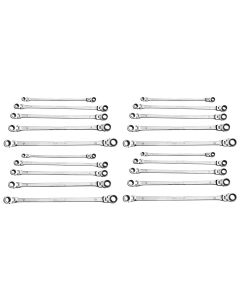 MTNKIT-RM6 image(0) - 4SETS- 5 PC METRIC FLEXIBLE REVERSIBLE RATCHET