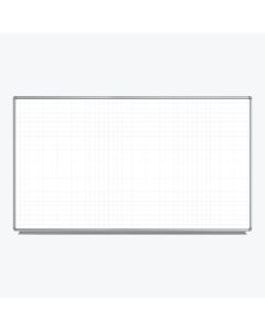 72 x 40 Wall-Mounted Grid Whiteboard