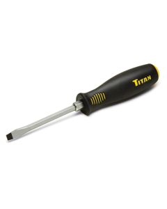 TIT11247 image(0) - 1/4" X 4" SLOTTED COMFORT GRIP SCREWDRIVER