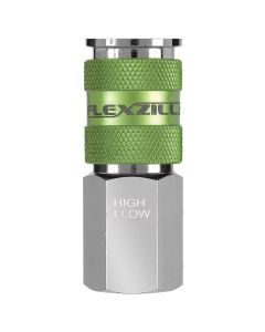 LEGA53416FZ image(0) - Flexzilla High Flow Coupler, 1/4 Body, 1/4 FNPT