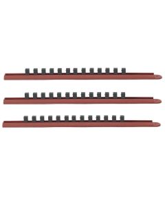 KDT83103 image(0) - 3PC SLIDE SOCKET RAIL SYSTEM (RED ONLY SET)
