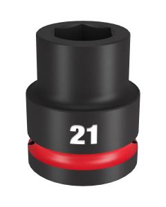 MLW49-66-6359 image(0) - SHOCKWAVE Impact Duty™ 3/4"Drive 21MM Standard 6 Point Socket
