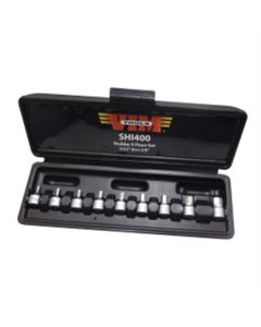 VIMSHI400 image(0) - 9 Piece 1/4" Drive SAE 3/32" - 3/8" Stubby Hex Bit Set