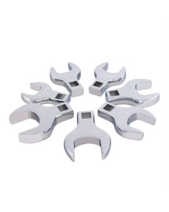 SUN9720A image(0) - 7 Piece 1/2" Dr. Jumbo SAE Crowfoot Wrench Set