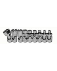 VIMUJET400 image(0) - VIM TOOLS VIM Tools 9-Piece Universal Joint E-Torx 1/4 in. Drive Set