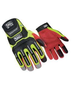 RIN146-13 image(0) - R-14 Mechanics Gloves Hi-Vis XXXL