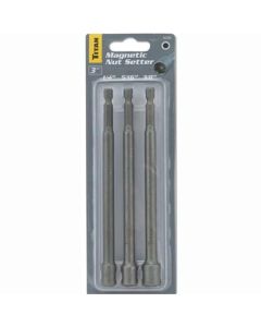 TIT16106 image(0) - 3pc Long Shank Magnetic Nut Setter Set