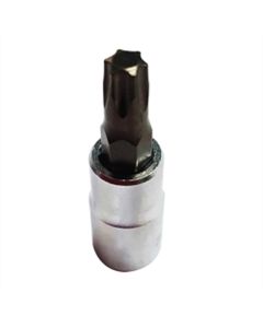 VIMPFS4T8 image(0) - VIM Tools T8 Torx Bit, Satin Chrome 1/4 Square Drive Bit Holder